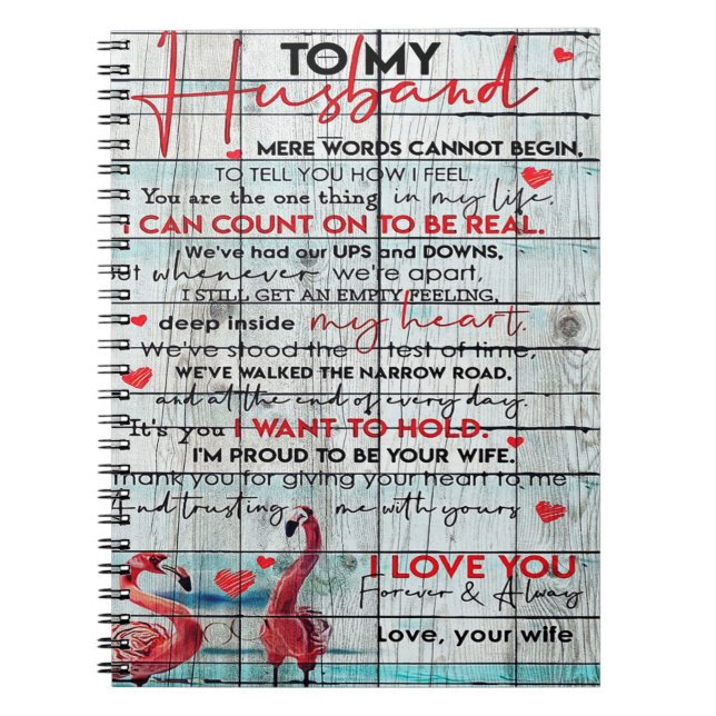 Cuaderno A la carta de mi marido | Presente de flamenco de  (Frente)
