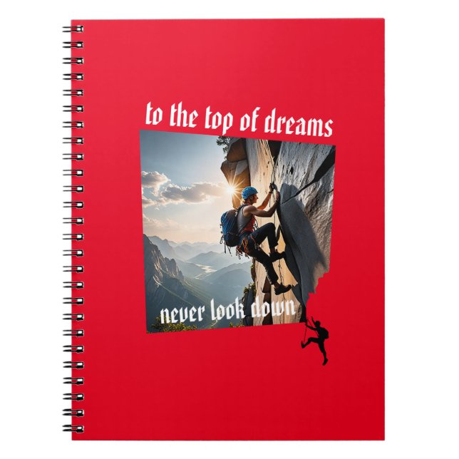 Cuaderno "A la cima de los sueños" (Frente)