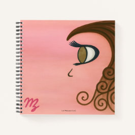 Cuaderno a la izquierda de Curl Chica