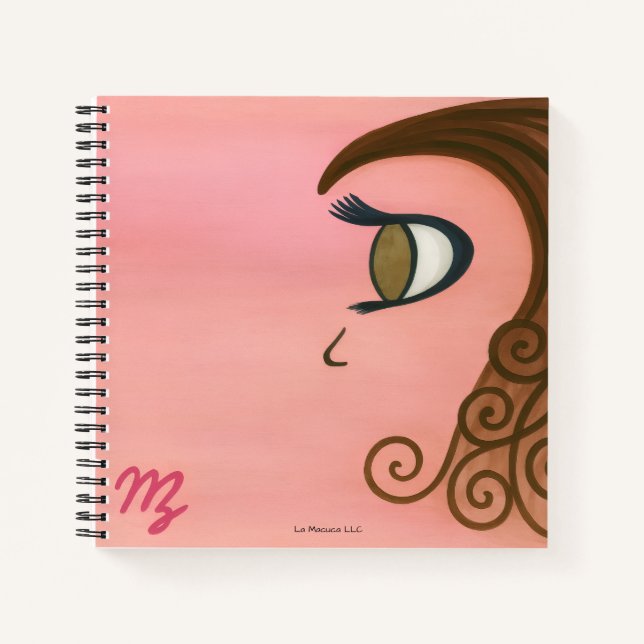 Cuaderno a la izquierda de Curl Chica (Anverso)