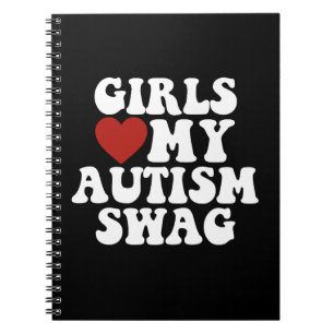 Cuaderno A las chicas les encanta mi estilo de autismo dive