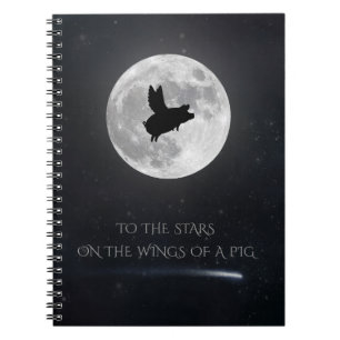 Cuaderno A las estrellas de las alas de un cerdo