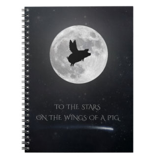 Cuaderno A las estrellas de las alas de un cerdo