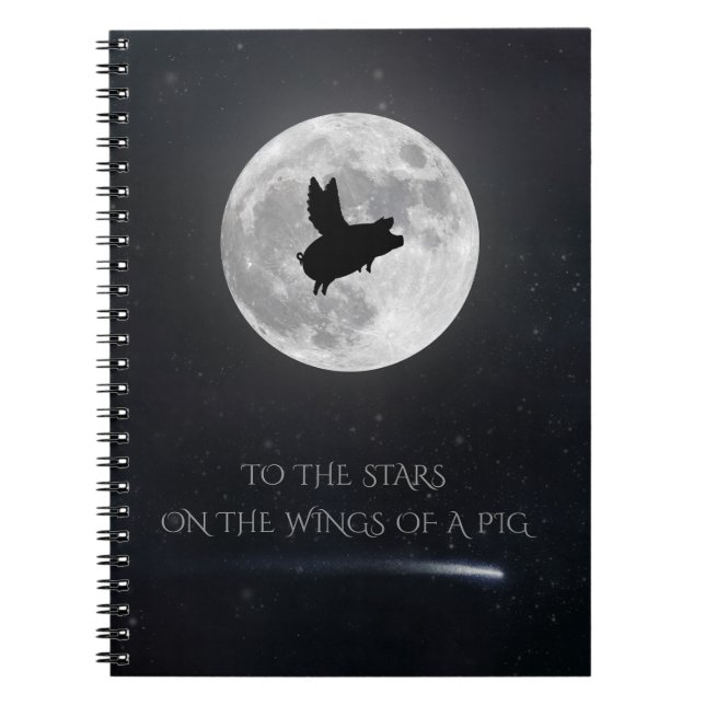 Cuaderno A las estrellas de las alas de un cerdo (Frente)