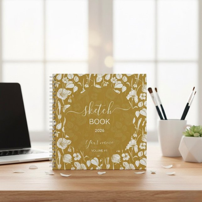 Cuaderno A luxurious, regal gold sketchbook! (Subido por el creador)