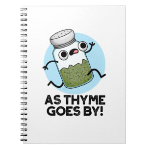Cuaderno A medida que pasa el tomillo Chiste divertido de h