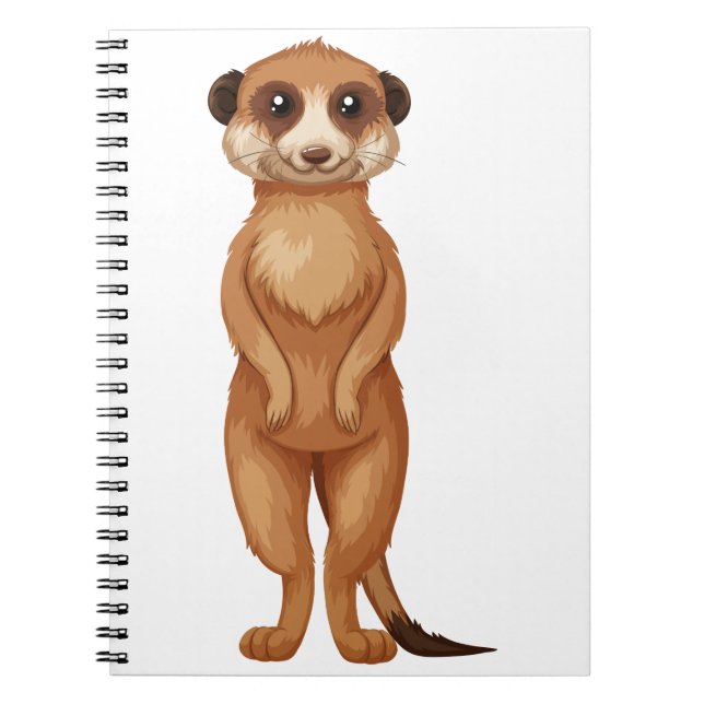 Cuaderno A meerkat cartoon (Frente)