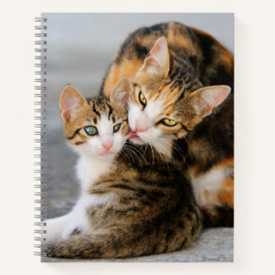 Cuaderno A mi gato madre le encanta la foto del Mascota ani