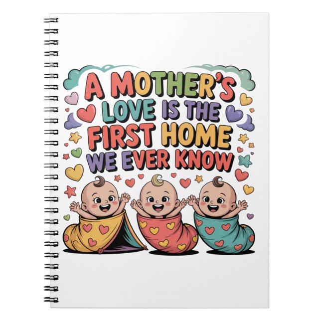 Cuaderno A Mother's Love Is The First Home We Ever Know (Frente)