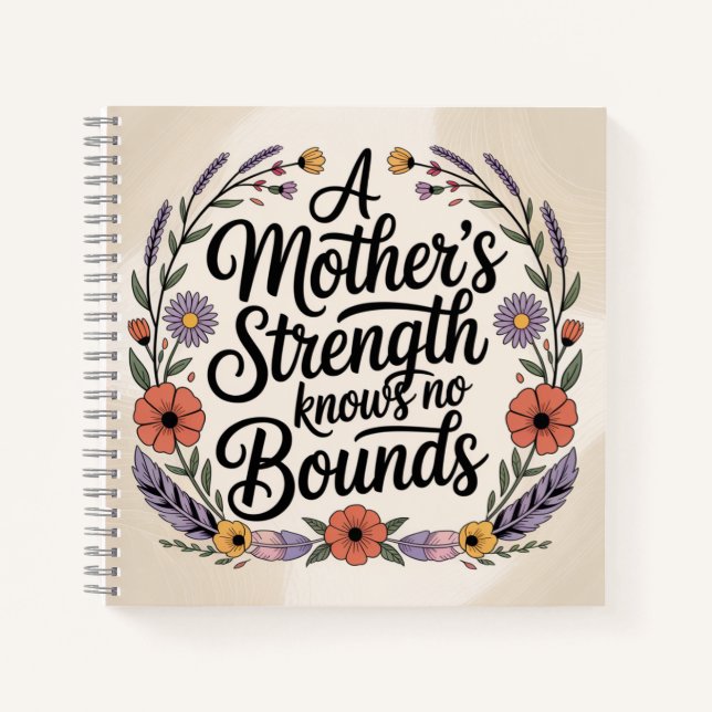 Cuaderno A Mother's Strength Knows No Bounds (Anverso)