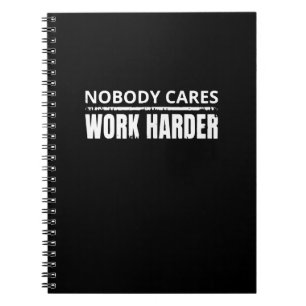 Cuaderno A nadie le importa trabajar más Fitness entrenamie