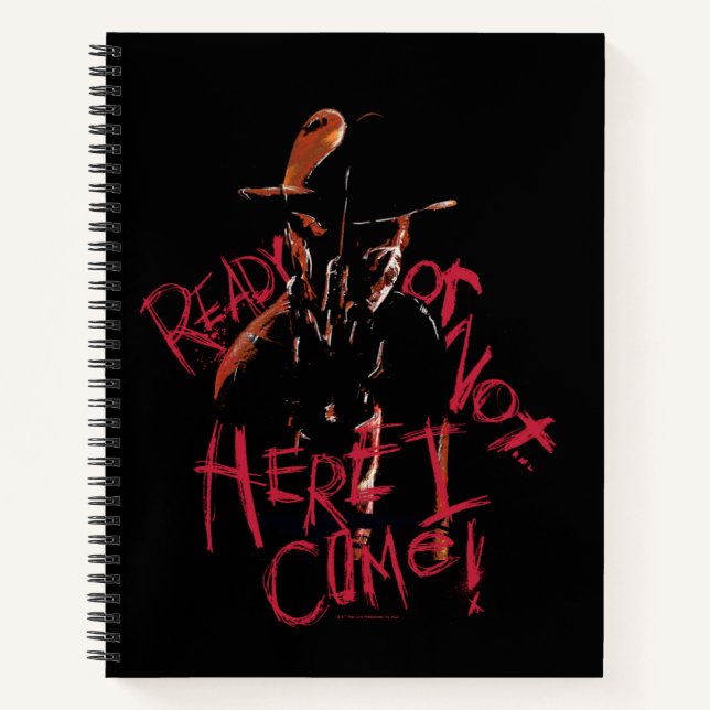 Cuaderno A Nightmare on Elm Street | Ready or Not (Anverso)