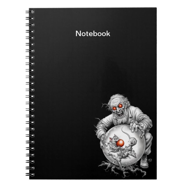 Cuaderno A notebook for Halloween. A great gift. (Frente)