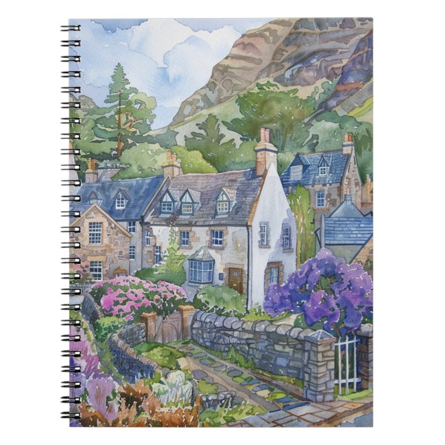 Cuaderno A Peaceful Scottish Village (Frente)