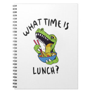 Cuaderno ¿A qué hora es el almuerzo?