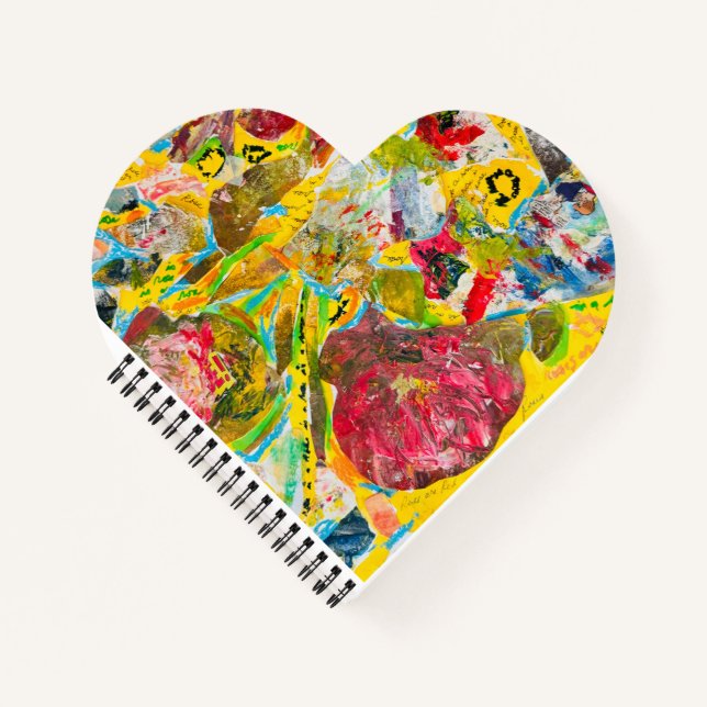 Cuaderno A Rose By Any Other Name heart-shaped notebook (Anverso)