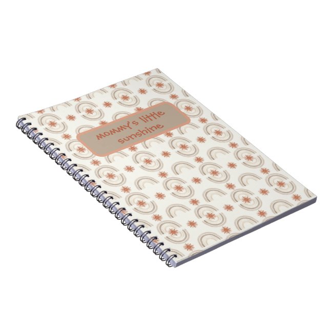 Cuaderno A soft, boho-inspired baby design (Lado Derecho)
