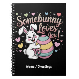 Cuaderno A Somebunny le encanta el regalo de Pascua de Cone