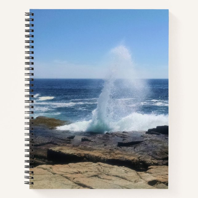 Cuaderno A Splash of Adventure at Schoodic Point (Anverso)