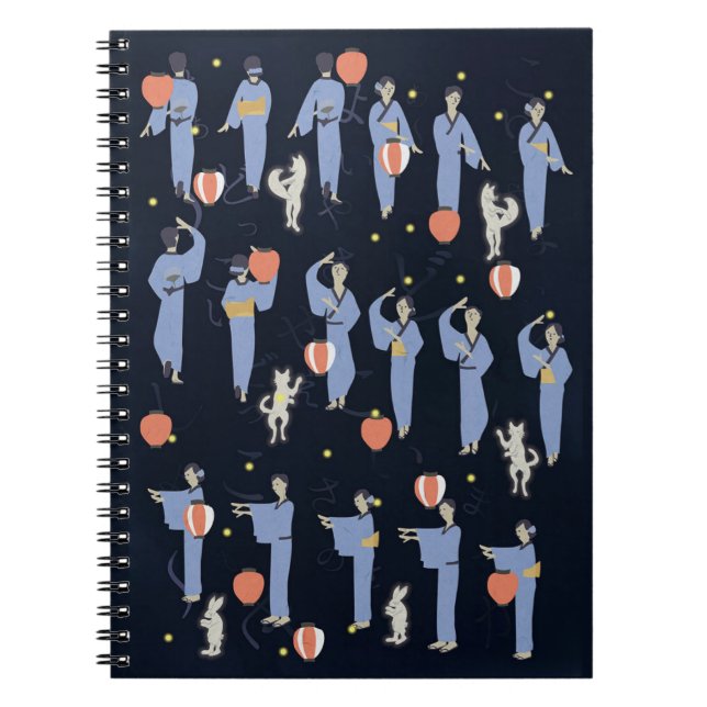 Cuaderno A summer night's Japan 1リングフォトノートブック (Frente)