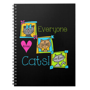 Cuaderno A todos les gustan los gatos