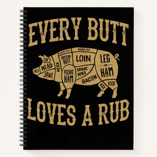 Cuaderno A Todos Los Butt Les Encanta Un Buen Rubio Gracios (Anverso)