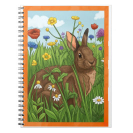 Cuaderno A todos los conejos les encantan las flores
