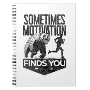 Cuaderno A Veces La Motivación Te Encuentra Divertido Motiv