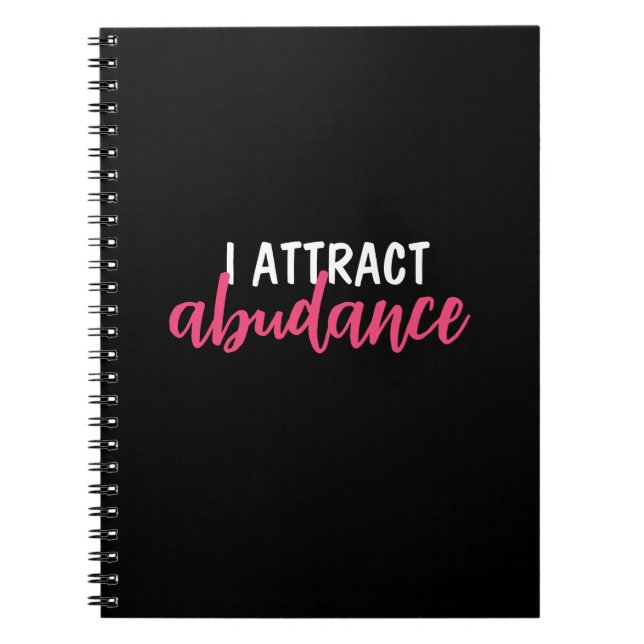 Cuaderno Aatrae el bloc de notas Abundance Affirmation (Frente)