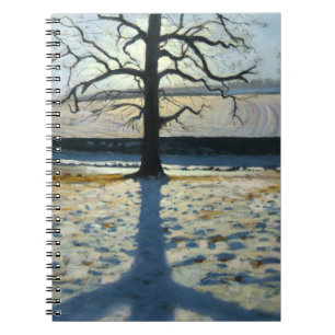 Cuaderno Abadía Derbyshire de Calke del árbol y de la
