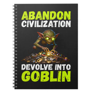 Cuaderno Abandonar la Civilización y Degenerar en Duende Di