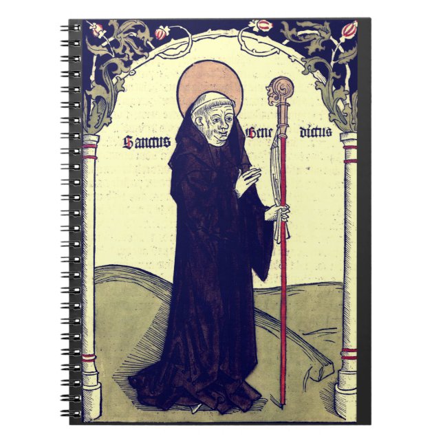 Cuaderno Abbot de San Benedicto de Nursia de Monte Cassino (Frente)