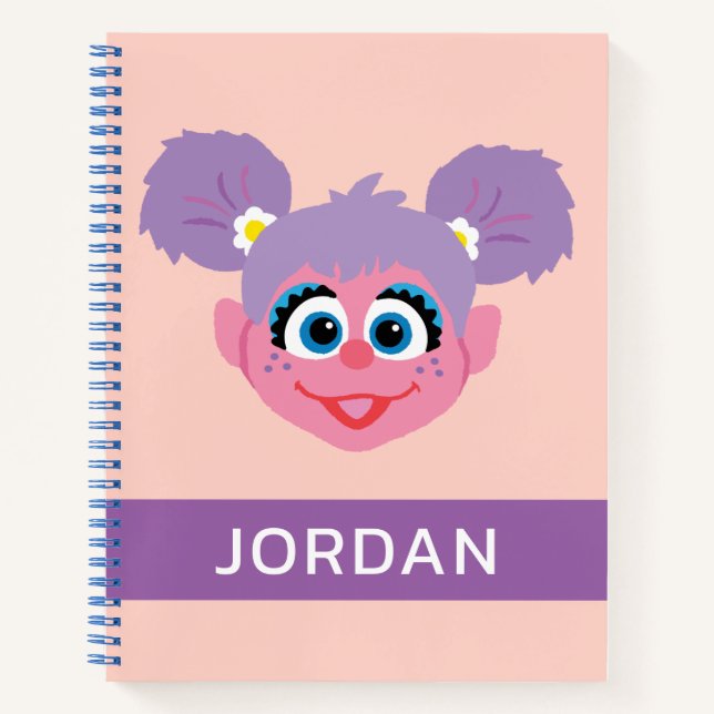 Cuaderno Abby Cadabby | Cara de flor | Añadir su nombre (Anverso)