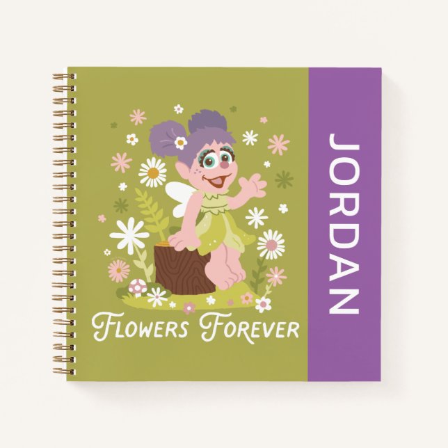 Cuaderno Abby Cadabby | Flores Para Siempre | Añadir su nom (Anverso)