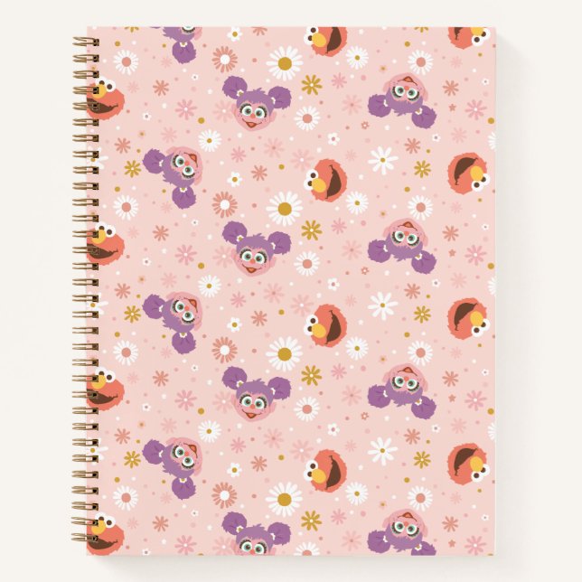 Cuaderno Abby Cadabby y Elmo | Patrón Woodland (Anverso)