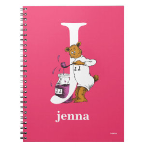 Cuaderno ABC del Dr. Seuss: Letra J - Blanco Añadir su no