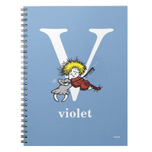 Cuaderno ABC del Dr. Seuss: Letra V - Blanco Añadir su no
