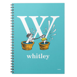 Cuaderno ABC del Dr. Seuss: Letra W - Blanco   Añadir su no
