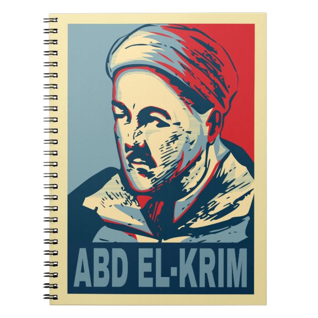 Cuaderno Abd el-Krim Rif Líder Esperanza Estilo Abdelkarim (Frente)