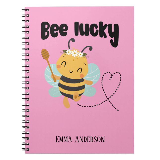 Cuaderno "Abeja afortunado" (Frente)