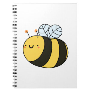 Cuaderno Abeja de la burbuja de Kawaii