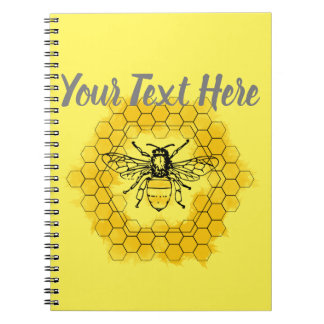 Cuaderno Abeja de miel Bumblebee verano y primavera