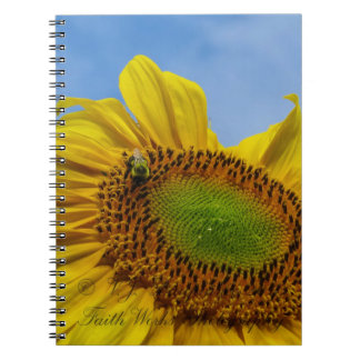 Cuaderno Abeja en el girasol