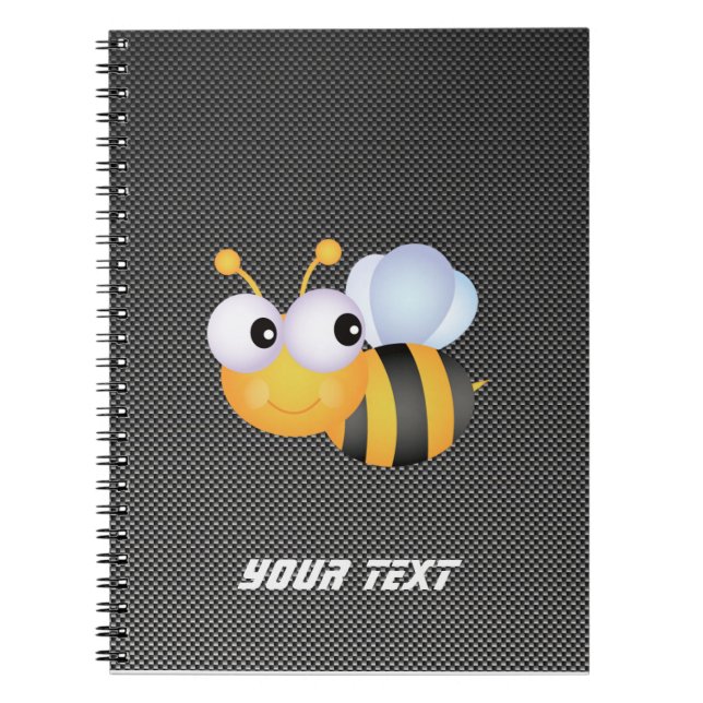 Cuaderno Abeja linda; Liso (Frente)