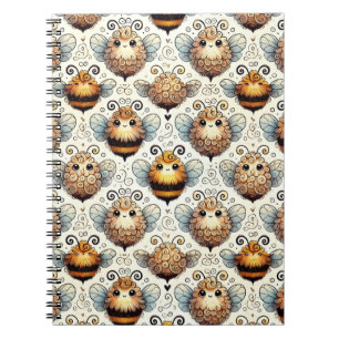 Cuaderno Abeja linda y caricaturesca