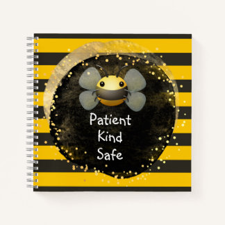 Cuaderno Abeja Paciente Amable y Seguro