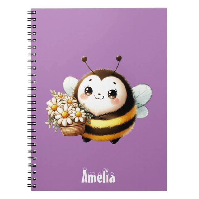 Cuaderno Abeja personalizada (Frente)