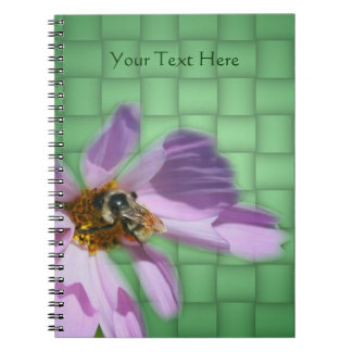 Cuaderno Abeja Por La Naturaleza De Las Flores Cosmos