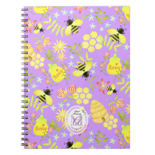 Cuaderno Abeja Purpura