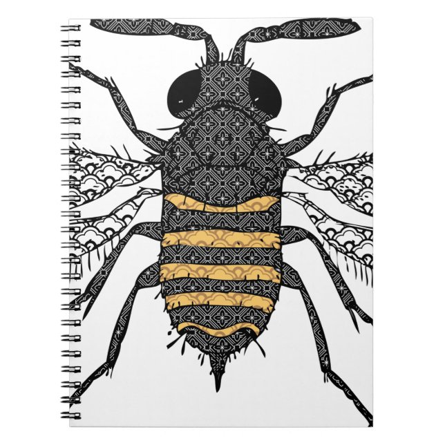Cuaderno abeja vintage (Frente)